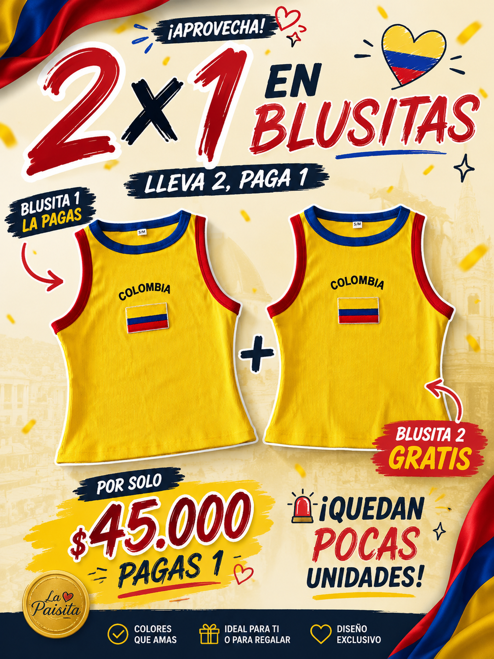 2x1 Blusita Colombia