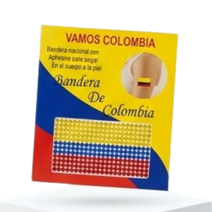 Sticker tricolor en brillo